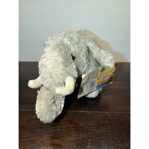 NWT Adventure Planet Elephant Plush Gray Shaggy Safary Stuffed Animal 12"
